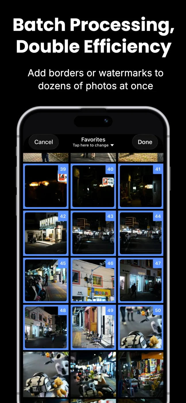 Stamio template selection interface